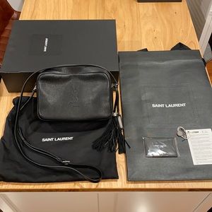 YSL LOU CAMERA BAG IN SMOOTH LEATHER